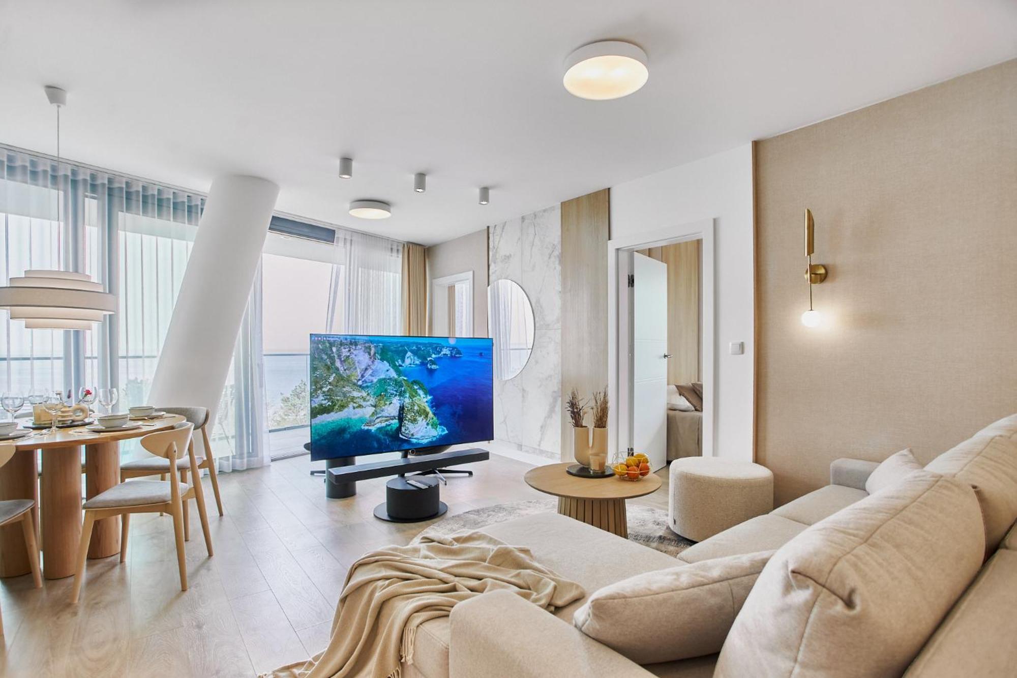 Wave Beachfront Family Apartment Miedzyzdroje Eksteriør bilde