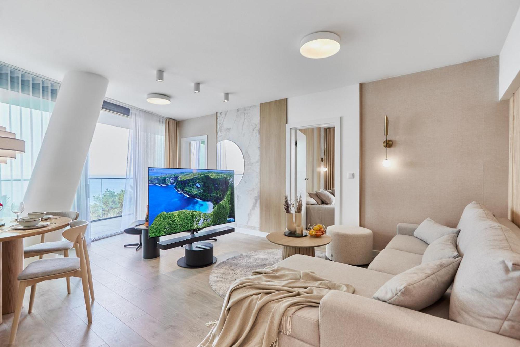 Wave Beachfront Family Apartment Miedzyzdroje Eksteriør bilde